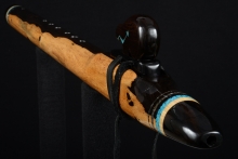 African Blackwood  Native American Flute, Minor, Low D-3, #F6I